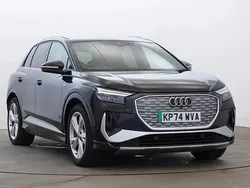 Black Used 2024 Audi Q4 e-tron S-Line SUV | £33,490 (Super price)