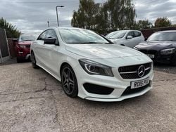 White Used 2015 Mercedes CLA220 AMG Sedan | £7,490 (Fair price)