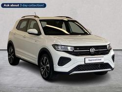 White New 2025 VW T-Cross R-line SUV | £25,215 (Fair price)