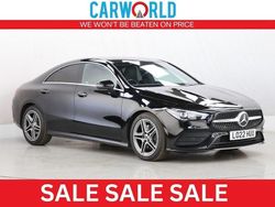 Black Used 2022 Mercedes CLA200 AMG line Coupe | £16,490 (Good price)