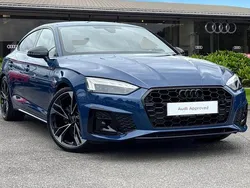 Blue Used 2024 Audi A5 Sportback Black Edition Hatchback | £36,980 (Expensive)