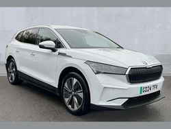 White Used 2024 Skoda Enyaq iV SUV | £27,490 (Fair price)