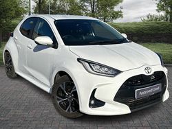 White Used 2024 Toyota Yaris Hybrid Design Hatchback | £19,795 (Fair price)