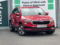 Red Used 2023 Skoda Karoq SE Drive SUV | £20,495 (Good price)