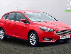 Red Used 2017 Ford Focus Titanium Hatchback | £8,699 (Good price)