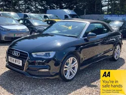 Black Used 2014 Audi A3 Cabriolet S-Line Cabriolet | £10,990 (Fair price)