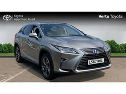 Silver Used 2017 Lexus RX450h SUV | £23,582 (Fair price)