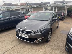 Grey Used 2017 Peugeot 308 Allure Hatchback | £7,995 (A bit pricey)