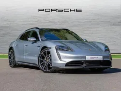 Silver Used 2022 Porsche Taycan Sedan | £51,940 (Fair price)