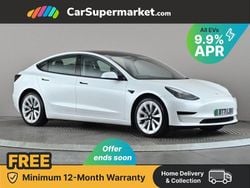 White Used 2021 Tesla Model 3 Standard Range Sedan | £18,797 (Fair price)