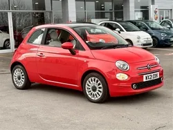 Pink Used 2021 Fiat 500 Lounge Hatchback | £10,995 (Fair price)