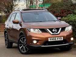 Orange Used 2017 Nissan X-Trail Tekna SUV | £7,599 (Fair price)