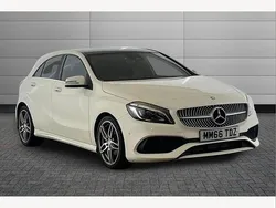 White Used 2016 Mercedes A180 AMG Line Premium Plus Hatchback | £12,895 (A bit pricey)