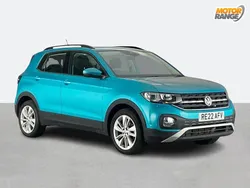 Turquoise Used 2022 VW T-Cross SE SUV | £14,895 (Fair price)