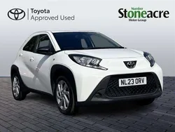 White Used 2023 Toyota Aygo PURE Hatchback | £11,750 (Fair price)