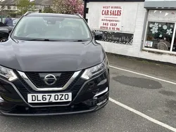 Black Used 2017 Nissan Qashqai N-Connecta SUV | £8,995 (A bit pricey)