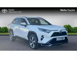 White Used 2021 Toyota RAV4 Hybrid Design SUV | £28,396 (Fair price)