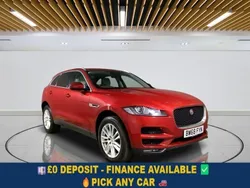 Red Used 2019 Jaguar F-Pace Portfolio SUV | £17,799 (Good price)