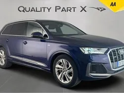 Blue Used 2021 Audi Q7 S-Line SUV | £26,500 (Good price)
