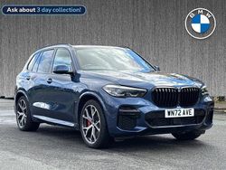 Blue Used 2022 BMW X5 M Sport SUV | £44,699 (Fair price)