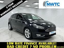 Black Used 2016 Ford Focus Titanium Hatchback | £8,695 (Good price)