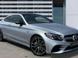 Silver Used 2023 Mercedes C43 AMG Premium Plus Coupe | £42,634 (Fair price)
