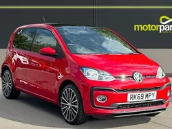 Tornado red gloss Used 2019 VW up! high up! Hatchback | £11,750 (Fair price)