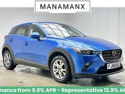 Blue Used 2018 Mazda CX-3 SUV | £11,390 (Fair price)