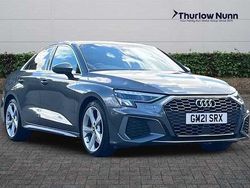 Grey Used 2021 Audi A3 S-Line Sedan | £20,690 (Fair price)