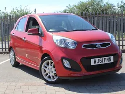 Red Used 2011 Kia Picanto 3 Hatchback | £3,795 (Fair price)
