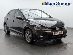 Black Used 2021 VW Polo R-line Hatchback | £14,850 (Fair price)