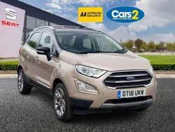 Beige Used 2018 Ford Ecosport Titanium SUV | £6,998 (Fair price)