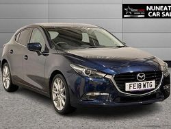 Blue Used 2018 Mazda 3 Inclusive Hatchback | £13,600 (Fair price)