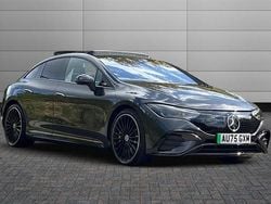 Graphite grey New 2025 Mercedes EQE350 AMG line Sedan | £58,990 (Expensive)