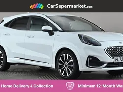 White Used 2022 Ford Puma Gen-E ST-Line Hatchback | £13,476 (Expensive)