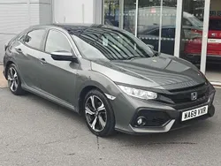Grey Used 2019 Honda Civic EX Hatchback | £12,295 (Fair price)