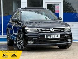 Black Used 2017 VW Tiguan R-line SUV | £14,750 (Fair price)