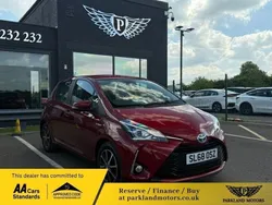 Red Used 2018 Toyota Yaris Hybrid Hatchback | £11,495 (Fair price)