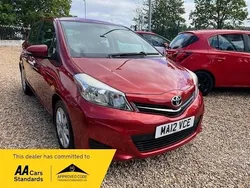 Red Used 2012 Toyota Yaris Hatchback | £5,495 (Fair price)