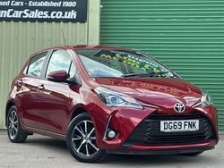 Red Used 2019 Toyota Yaris Hatchback | £9,478 (Fair price)