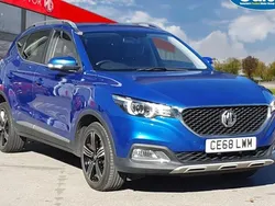 Blue Used 2018 MG ZS Exclusive Sedan | £8,391 (Fair price)