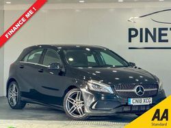 Black Used 2018 Mercedes A180 AMG line Hatchback | £11,199 (Fair price)