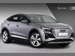 Grey Used 2024 Audi Q4 Sportback e-tron S-Line SUV | £37,500 (Good price)