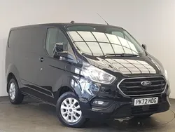 Black Used 2022 Ford Transit Custom Limited Van | £20,998 (Fair price)