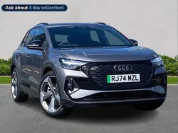 Grey Used 2024 Audi Q4 e-tron Black Edition SUV | £38,475 (Fair price)
