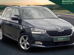 Quartz grey metallic Used 2021 Skoda Fabia SE L Hatchback | £12,458 (Fair price)