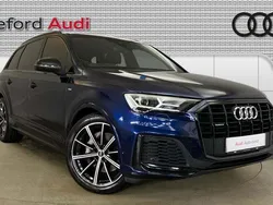 Blue Used 2022 Audi Q7 Black Edition SUV | £43,685 (Super price)