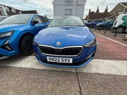 Blue Used 2022 Skoda Scala SE L Hatchback | £15,495 (Fair price)