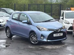 Blue Used 2015 Toyota Yaris Hatchback | £6,295 (Fair price)