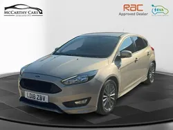 Silver Used 2017 Ford Focus ST-Line Hatchback | £11,995 (Fair price)